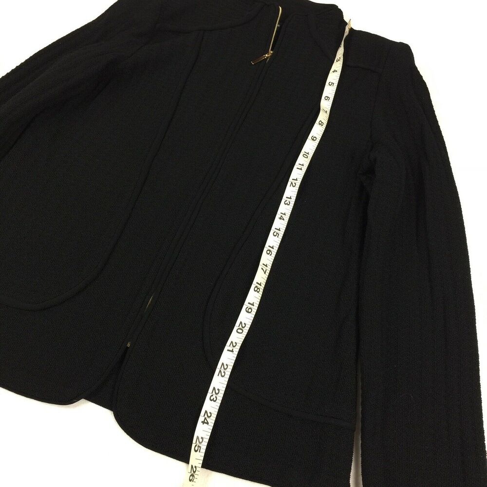 Misook Collection Full Zip Knit Jacket Blazer Siz… - image 7